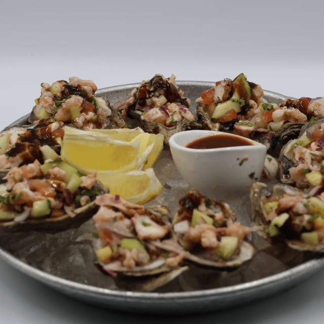 Oyster with Ceviche.