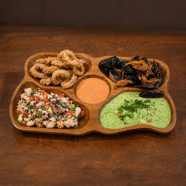 Botana de Mariscos.