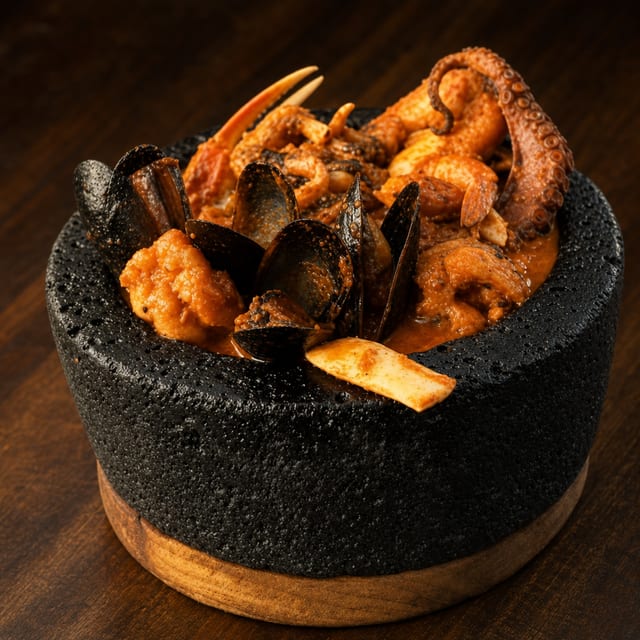 Molcajete de Mariscos.